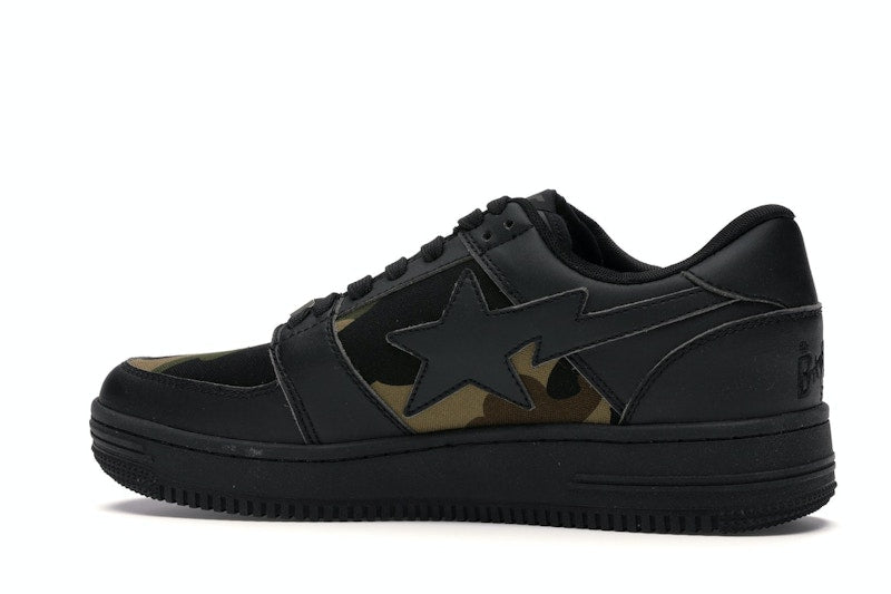 Bape 1st Camo Bape Sta Low Black