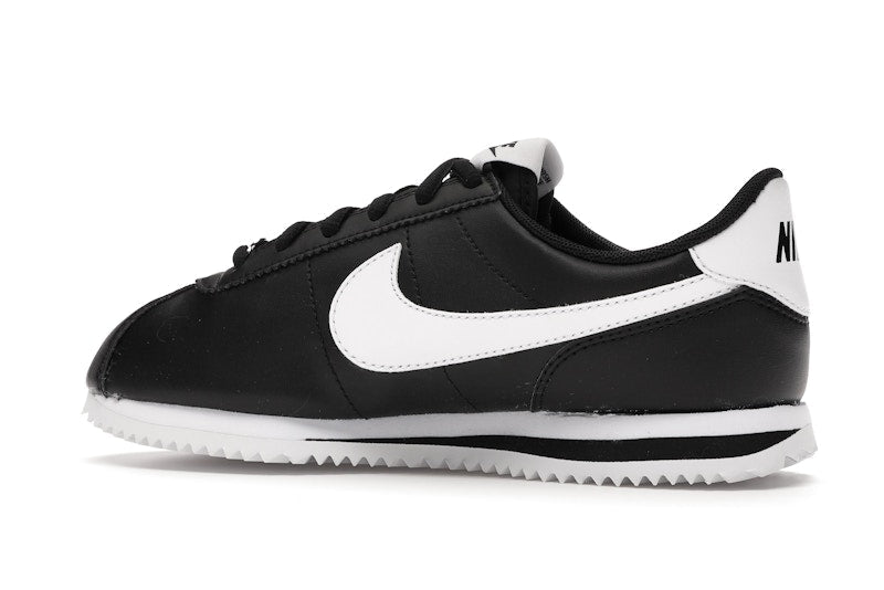 Nike Cortez Basic Leather Black White (GS)