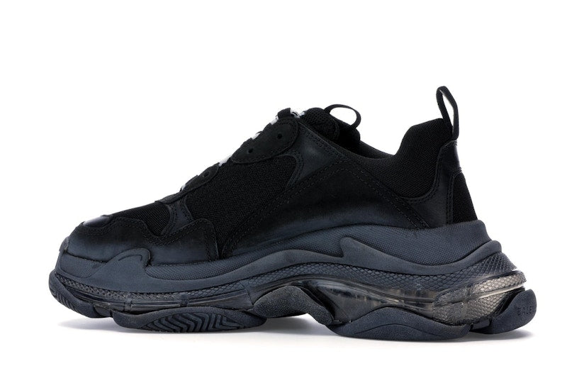 Balenciaga Triple S Clear Sole Black