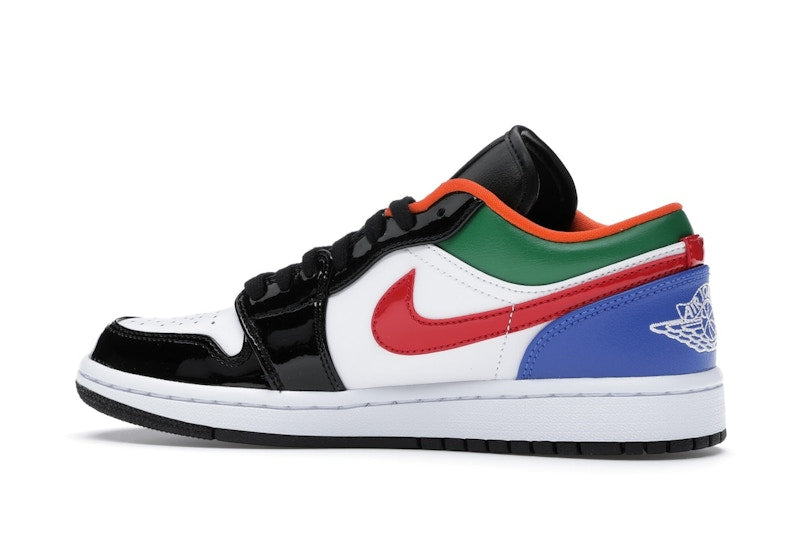 Jordan 1 Low Multi-Color Black Toe (Women's)