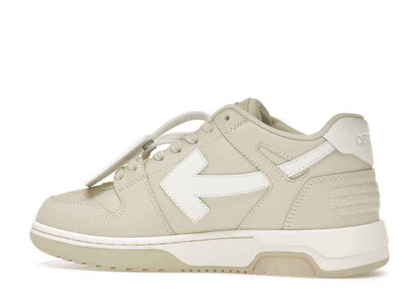 OFF-WHITE Out Of Office OOO Low Tops Angora White