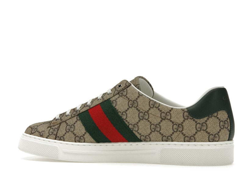 Gucci Ace Web Beige Ebony