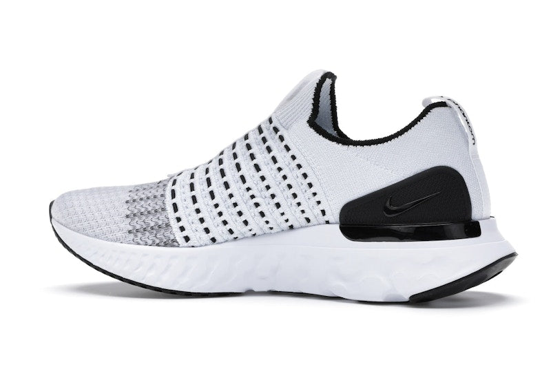 Nike React Phantom Run Flyknit 2 White Black
