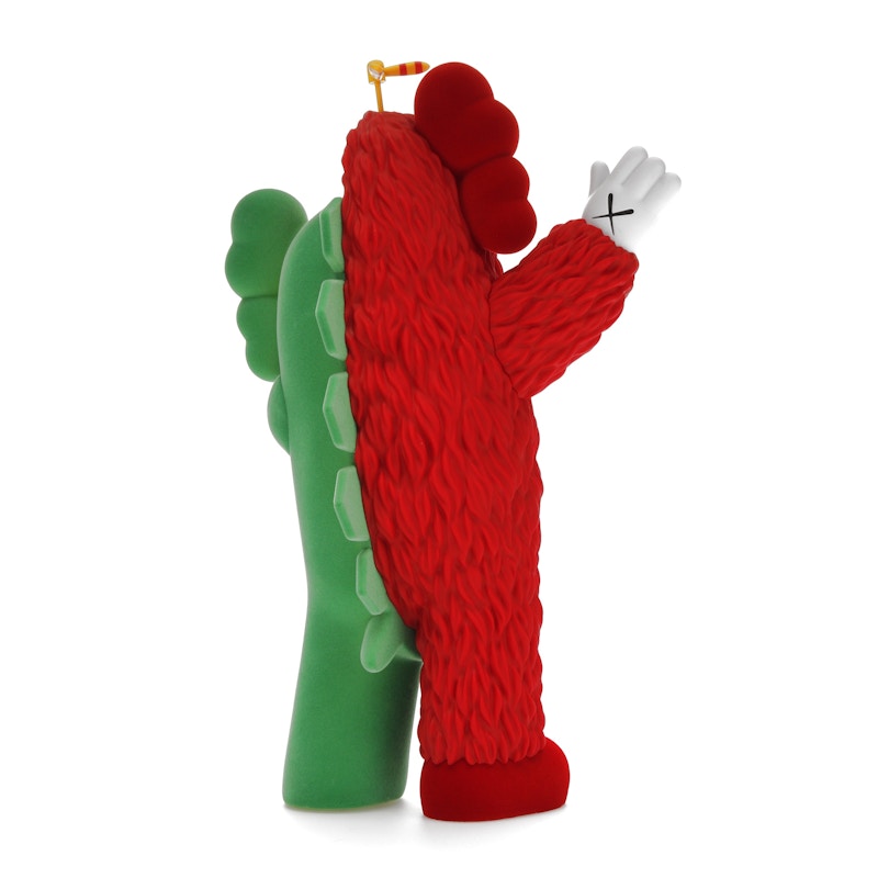 KAWS KACHAMUKKU Vinyl Figure Green/Red