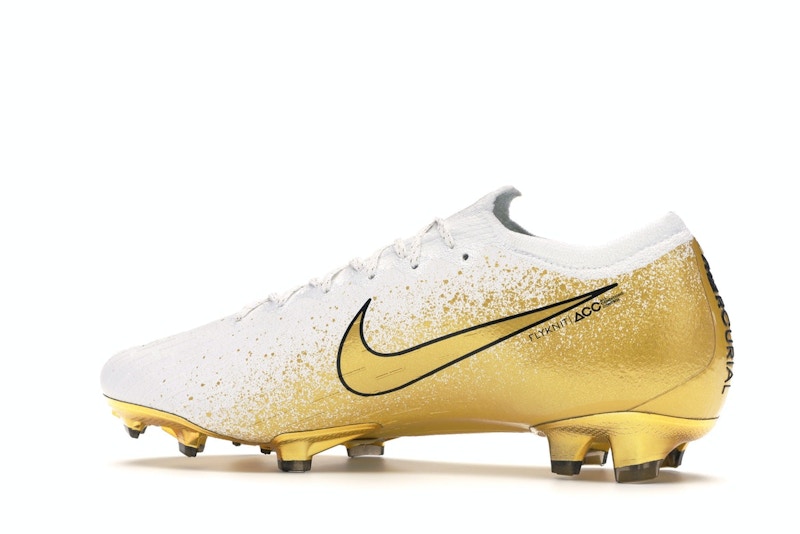 Nike Vapor 12 Elite SE FG White Metallic Gold