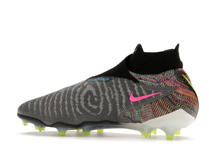 Nike Gripknit Phantom GX Elite Dynamic Fit Fusion FG Black White Blue Glow Volt