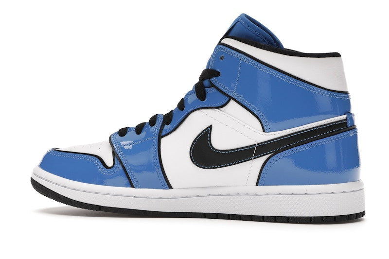 Jordan 1 Mid Signal Blue