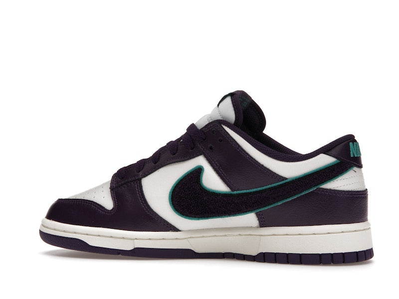 Nike Dunk Low Chenille Swoosh Sail Grand Purple