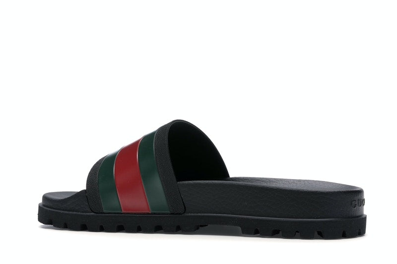 Gucci Web Slide Sandal Black