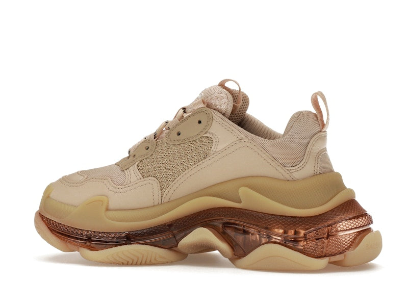 Balenciaga Triple S Clear Sole Beige (Women's)