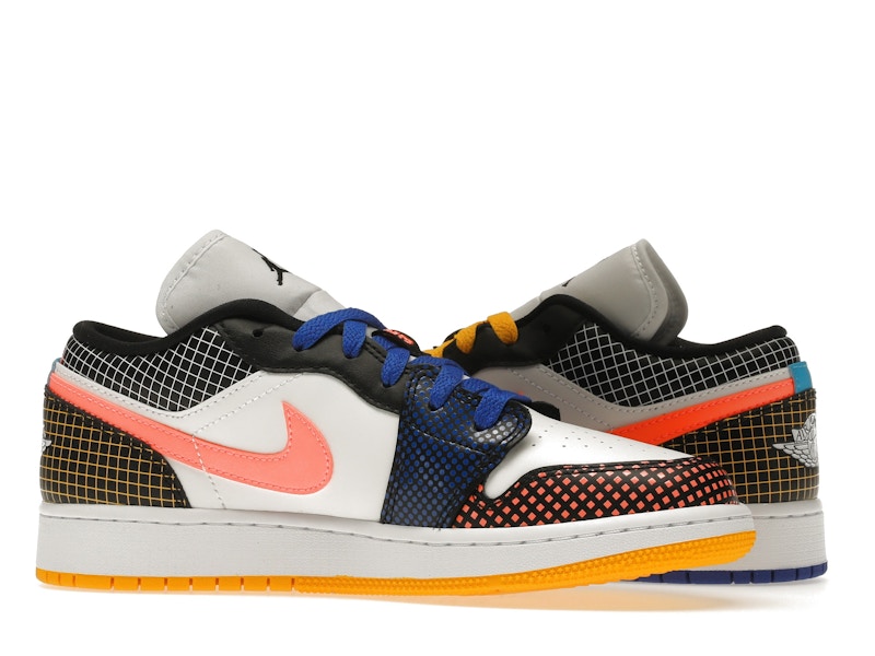 Jordan 1 Low MMD Multi-Color Grid (GS)
