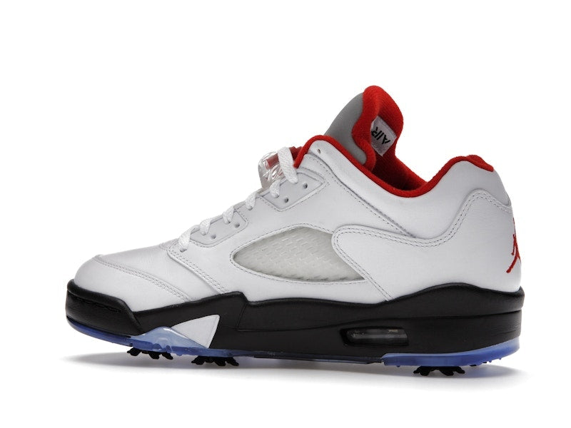 Jordan 5 Retro Low Golf Fire Red (Silver Tongue)