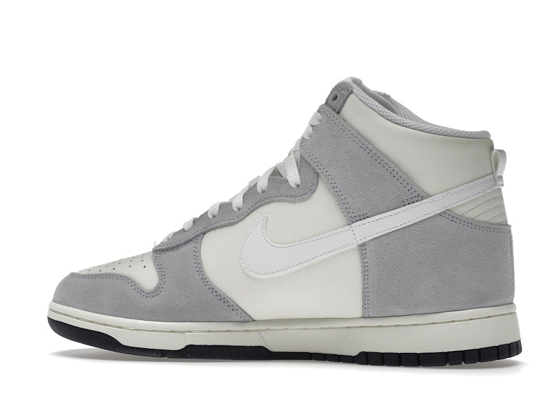 Nike Dunk High Retro Sail Pure Platinum Black White