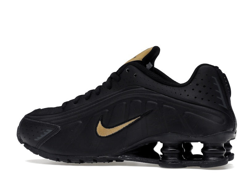 Nike Shox R4 Black Metallic Gold (GS)