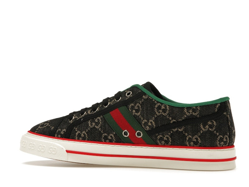 Gucci Tennis 1977 GG Logo Black Multi