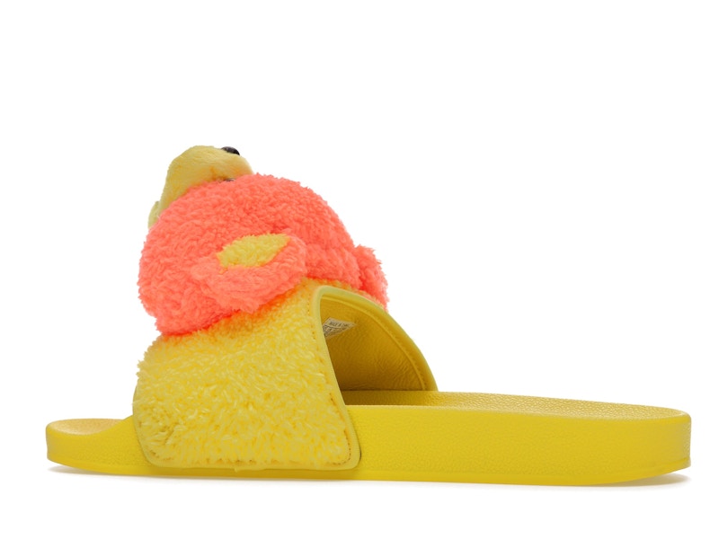 adidas JS Adilette Jeremy Scott Teddy Yellow