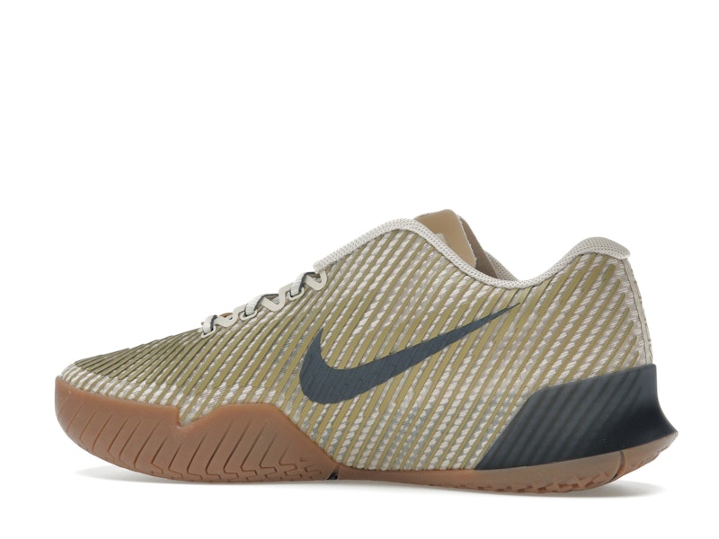 Nike Court Vapor 11 HC Premium Sanddrift Thunder Blue Gum Medium Brown Metallic Gold