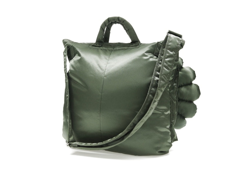 Takashi Murakami x PORTER 2Way Helmet Bag Sage Green