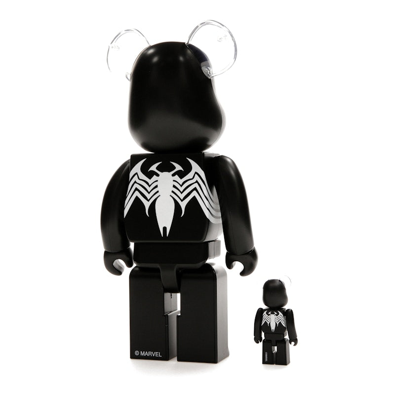 Bearbrick x Marvel Spider-Man Black Costume 100% & 400% Set