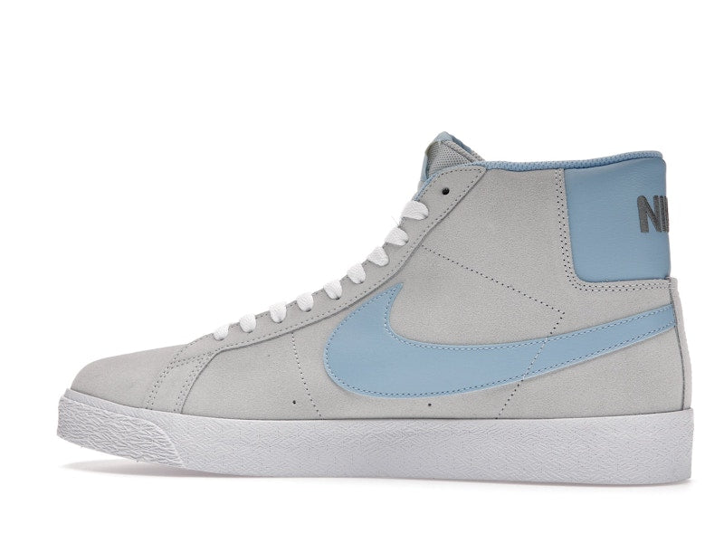 Nike SB Blazer Mid Soft Grey Baby Blue