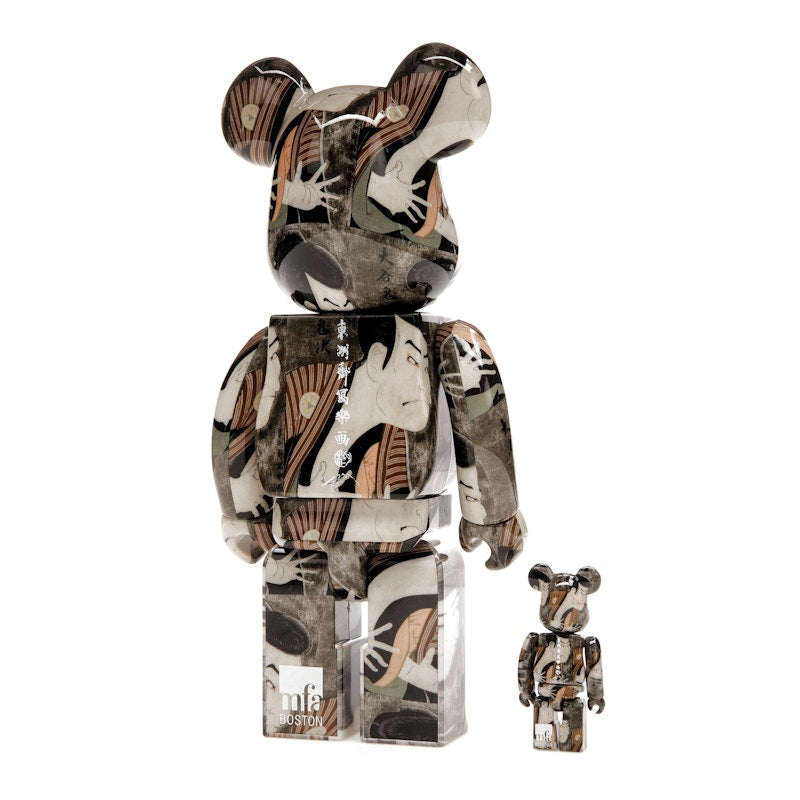 Bearbrick Sharaku Toshusai (Otani Oniji III as Yakko Edobei) 100% & 400% Set