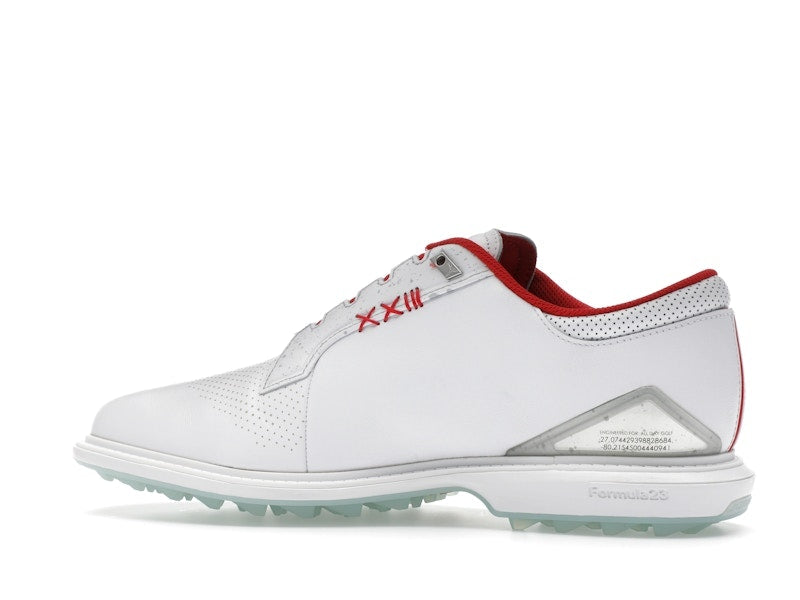 Jordan ADG 5 White Metallic Silver Blue Tint Fire Red (Wide)