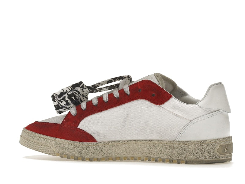 OFF-WHITE Vulcanized 5.0 Low Top White Red