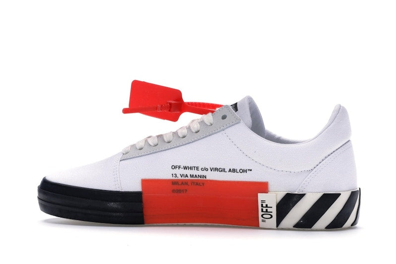 OFF-WHITE Vulc Low White (Updated Stripes)