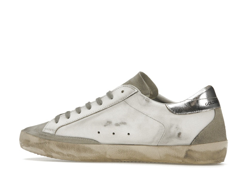Golden Goose Super-Star White Elecctric Blue Silver