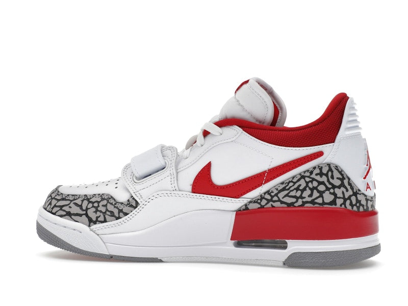 Jordan Legacy 312 Low White Cement Gym Red (Women's)