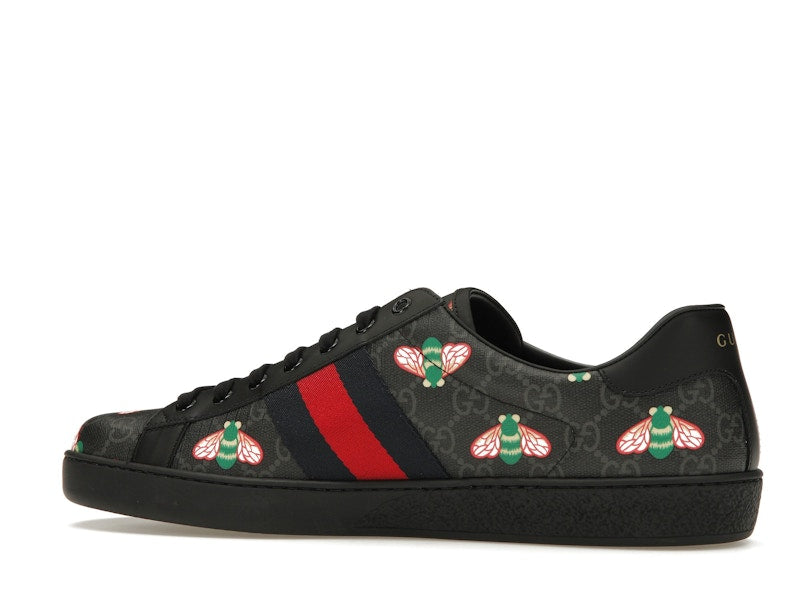 Gucci Ace Bee Print Black