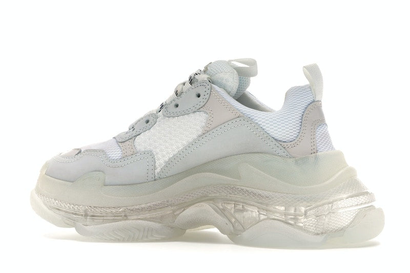 Balenciaga Triple S White Clear Sole (Women's)