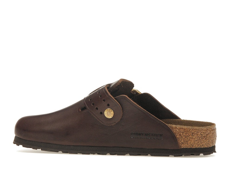 Birkenstock Boston Bold Leather Roast Brown
