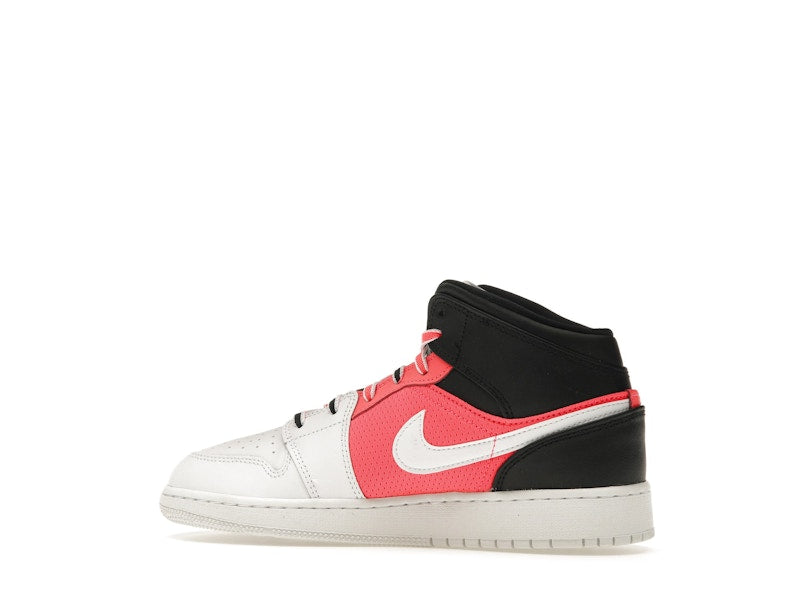 Jordan 1 Mid SE White Black Infrared (GS)