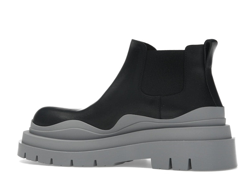 Bottega Veneta Tire Ankle Chelsea Boot Black Vapor