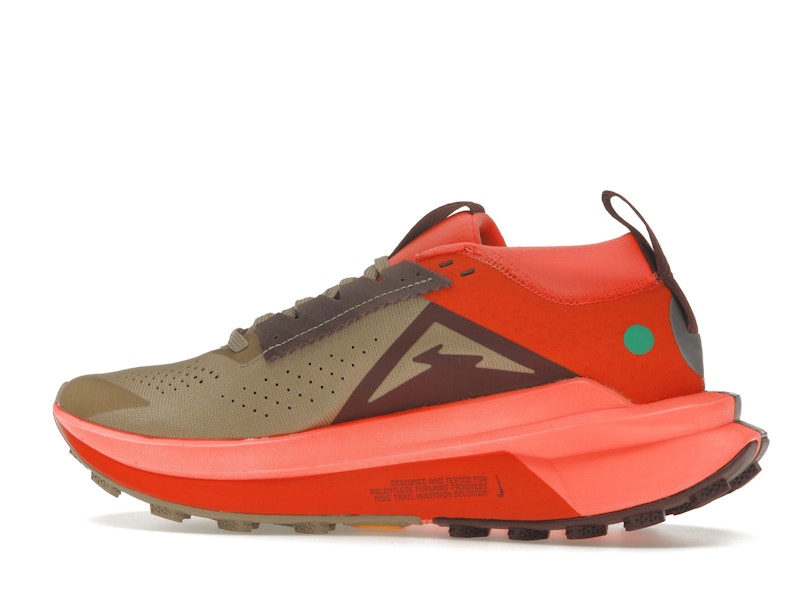 Nike ZoomX Zegama 2 Khaki Hyper Crimson Burgundy Crush White