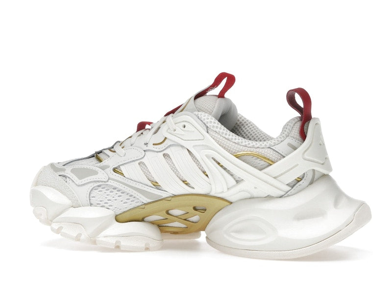 adidas XLG Runner Deluxe Off White Gold Metallic Red
