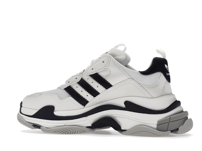 Balenciaga x adidas Triple S White Black
