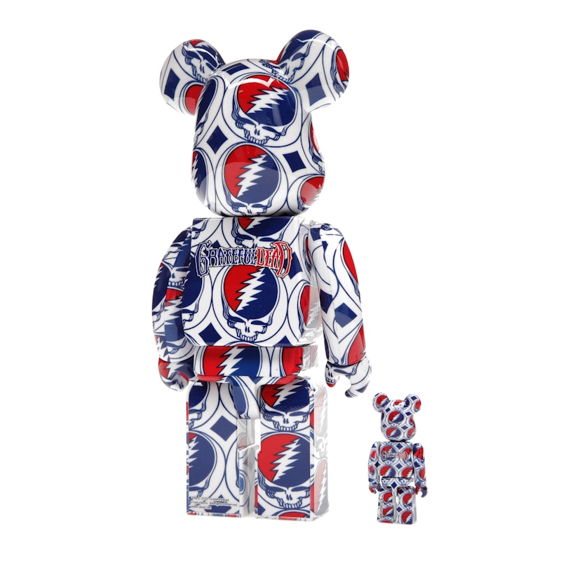 Bearbrick x Grateful Dead (Steal Your Face) 100% & 400% Set