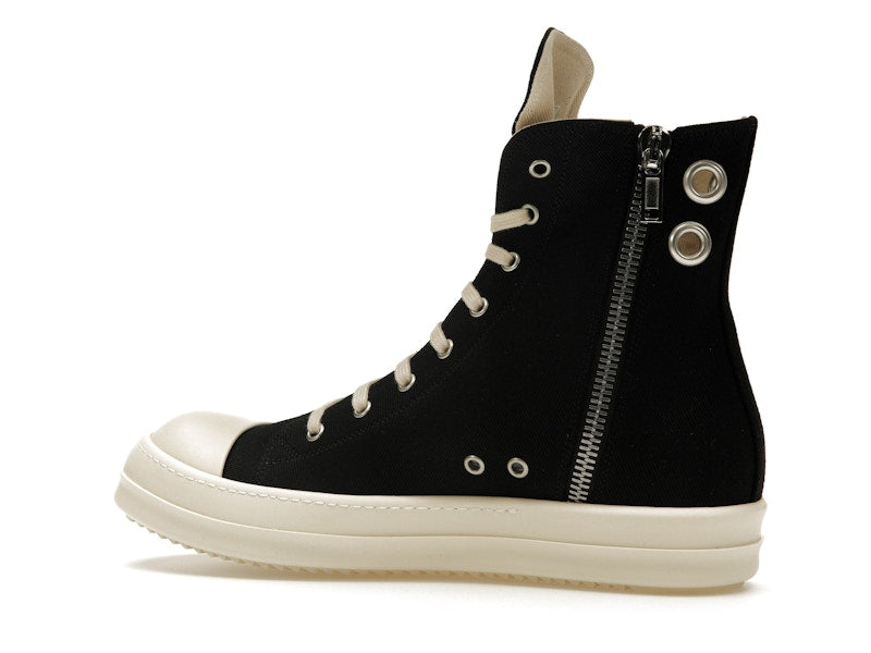 Rick Owens DRKSHDW High Top Black Milk