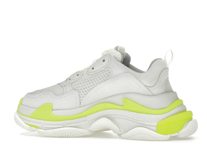 Balenciaga Triple S White Fluo Yellow (Women's)
