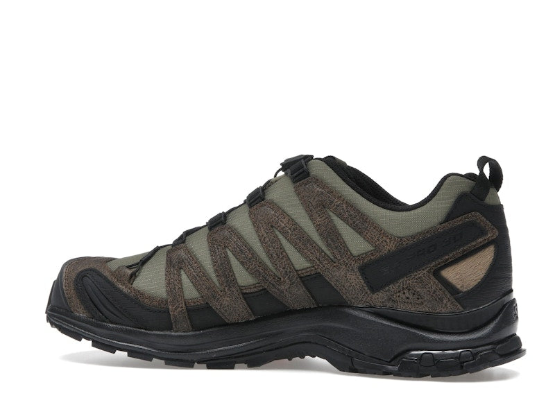 Salomon XA Pro 3D Distressed Leather Dark Earth Black