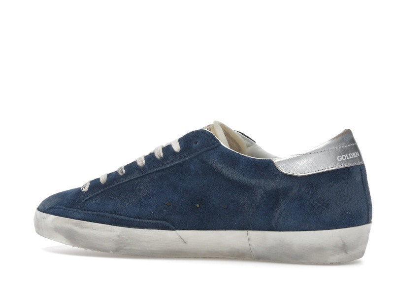 Golden Goose Super-Star Aviator Blue Cream Silver