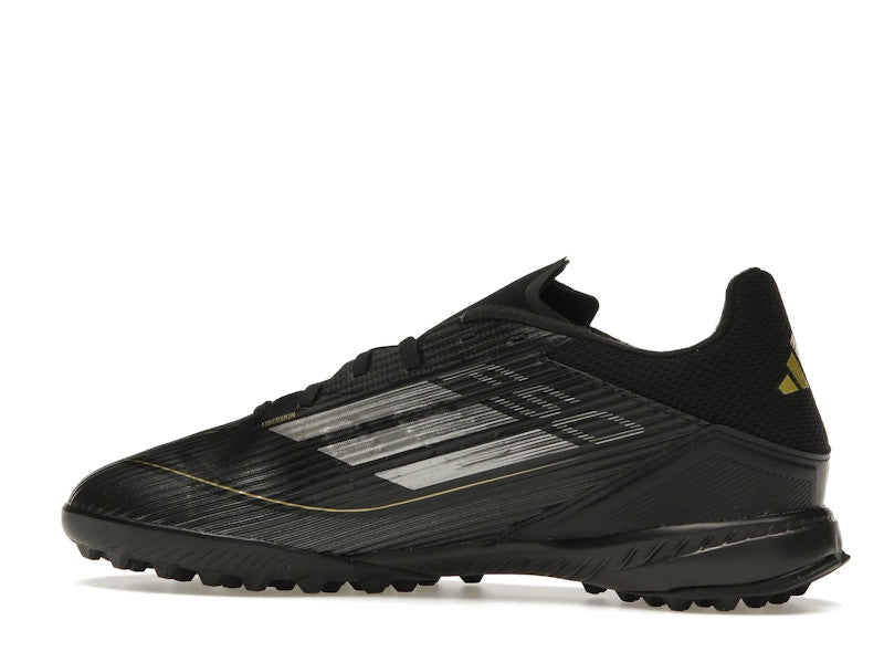 adidas F50 League Turf Core Black Iron Metallic Gold Metallic