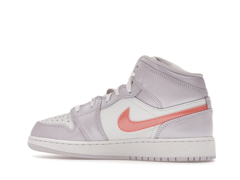 Jordan 1 Mid SE Barely Grape Iridescent Swoosh (GS)