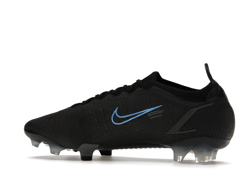 Nike Vapor 14 Elite FG Flyknit Black Iron Grey Blue