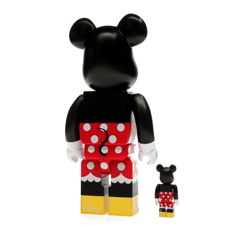 Bearbrick x Disney Minnie Mouse 100% & 400% Set