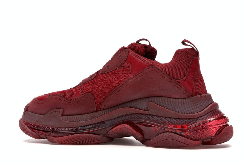Balenciaga Triple S Burgundy Red