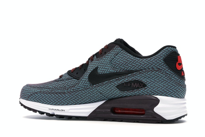 Nike Air Max Lunar90 Burgundy-Herringbone