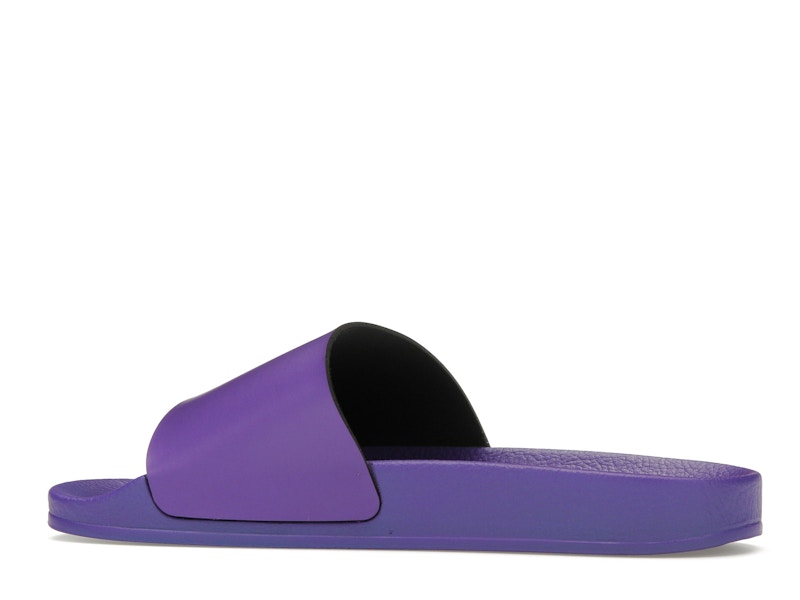 OFF-WHITE Off Stamp Slide Dark Violet Black (Women's)